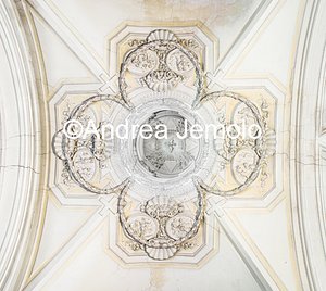 Chiesa di Santa Maria del Priorato Volta sopra l'altare | Andrea Jemolo