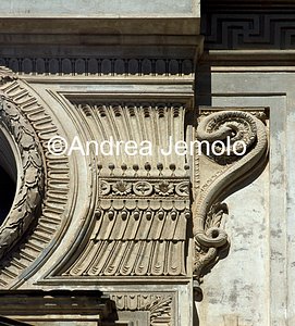 Chiesa di Santa Maria del Priorato Facciata - Particolare | Andrea Jemolo