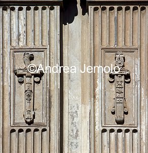 Chiesa di Santa Maria del Priorato Facciata - Particolare | Andrea Jemolo