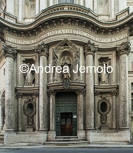 Chiesa di San Carlo alle Quattro Fontane Facciata | Andrea Jemolo
