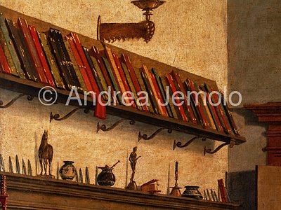 Scuola di San Giorgio degli Schiavoni Sant'Agostino nel suo studio - Libreria | Andrea Jemolo