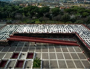 EUR - Palace of Confindustria Parking with artwork of Giuseppe Capogrossi | Andrea Jemolo