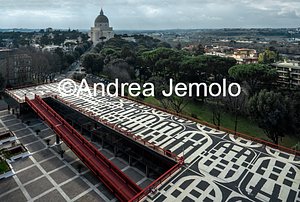 EUR - Palace of Confindustria Parking with artwork of Giuseppe Capogrossi | Andrea Jemolo