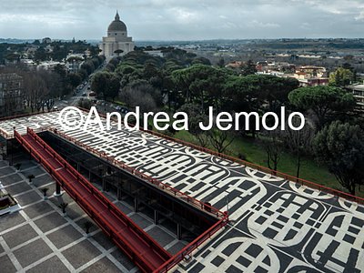 EUR - Palace of Confindustria Parking with artwork of Giuseppe Capogrossi | Andrea Jemolo