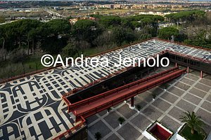 EUR - Palace of Confindustria Parking with artwork of Giuseppe Capogrossi | Andrea Jemolo