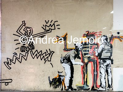 Portrait of Basquiat at Barbican  | Andrea Jemolo
