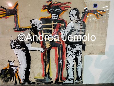 Portrait of Basquiat at Barbican  | Andrea Jemolo