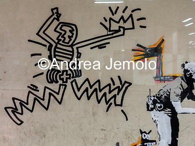 Portrait of Basquiat at Barbican  | Andrea Jemolo