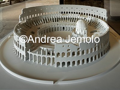 Colosseum Model of the project by Carlo Fontana for a sanctuary dedicated to the Cristian martyrs - 1696 | Andrea Jemolo