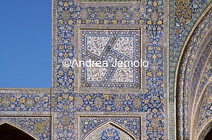 Masjed-é Emam - Masjed-è Shah Iwan meridionale - particolari | Andrea Jemolo
