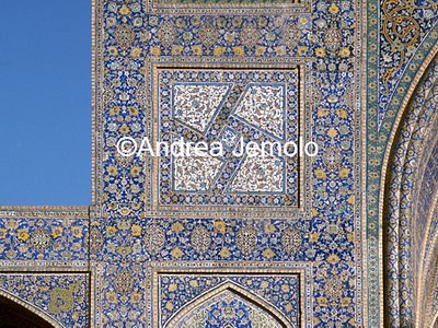 Masjed-é Emam - Masjed-è Shah Iwan meridionale - particolari | Andrea Jemolo