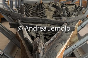 Padiglione della Barca Dritto di prora a testa di serpente, legno | Andrea Jemolo