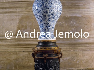 Ca' Rezzonico - Sala del Brustolon Portavaso in legno intagliato | Andrea Jemolo