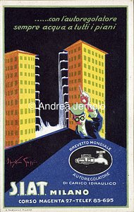 S.I.A.T. Milano Cartolina pubblicitaria | Andrea Jemolo