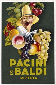 Pacini & Baldi Cartolina pubblicitaria | Andrea Jemolo