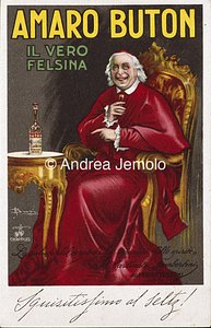 Amaro Buton Cartolina pubblicitaria | Andrea Jemolo