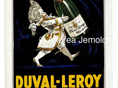 Champagne Duval-Leroy Advertising postcard | Andrea Jemolo