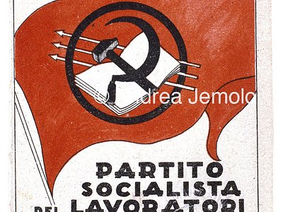 Unitary Socialist Party Card  | Andrea Jemolo