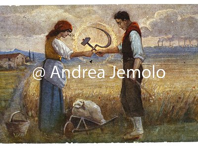 Postcard of propaganda of Italian Socialist Party  | Andrea Jemolo