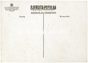 Cartolina dell' Ejército Popular  | Andrea Jemolo