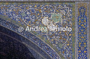 Masjed-é Emam - Masjed-è Shah Iwan meridionale - particolari | Andrea Jemolo