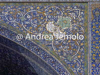 Masjed-é Emam - Masjed-è Shah Iwan meridionale - particolari | Andrea Jemolo