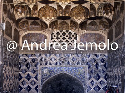 Bazar-è Vakil - Hammam Portale d'ingresso - dipinti | Andrea Jemolo