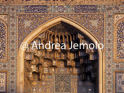 Mausoleo di Shah-e Cheragh Facciata - Muqarnas | Andrea Jemolo