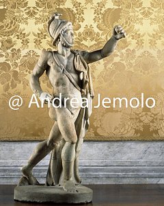 Palazzo Spada Galleria Prospettica - Originale della statuetta di guerriero di epoca romana | Andrea Jemolo