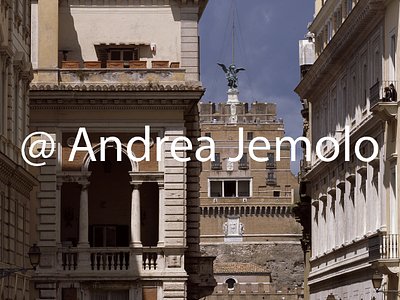 Palazzo Alberini Facciata - Castel Sant'Angelo sullo sfondo | Andrea Jemolo