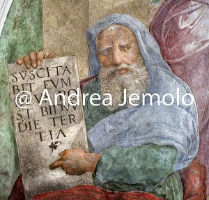 Santa Maria della Pace Sibille e angeli - Abacuc e Giona | Andrea Jemolo