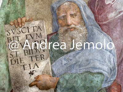 Santa Maria della Pace Sibille e angeli - Abacuc e Giona | Andrea Jemolo