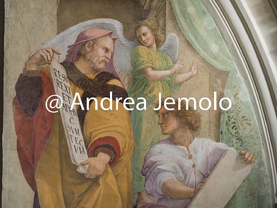 Santa Maria della Pace Sibille e angeli - Davide e Daniele | Andrea Jemolo