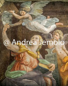 Santa Maria della Pace Sibille e angeli - Sibilla Cumana e Angelo | Andrea Jemolo