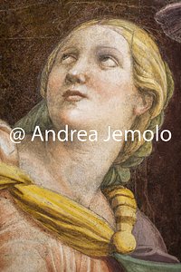 Santa Maria della Pace Sibille e angeli - Sibilla Cumana e Angelo | Andrea Jemolo