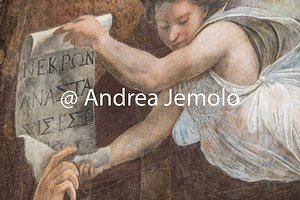 Santa Maria della Pace Sibille e angeli - Sibilla Cumana e Angelo | Andrea Jemolo