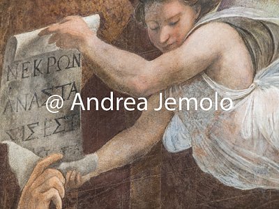 Santa Maria della Pace Sibille e angeli - Sibilla Cumana e Angelo | Andrea Jemolo