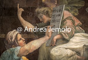 Santa Maria della Pace Sibille e angeli - Sibilla Persica e Angelo | Andrea Jemolo