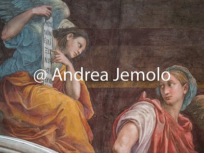 Santa Maria della Pace Sibille e angeli - Sibilla Libica o Frigia e Angelo | Andrea Jemolo