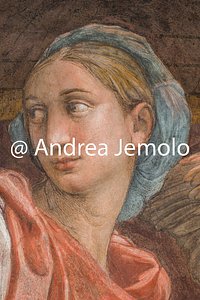 Santa Maria della Pace Sibille e angeli - Sibilla Libica o Frigia | Andrea Jemolo