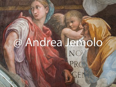 Santa Maria della Pace Sibille e angeli - Sibilla Libica o Frigia e Sibilla Tiburtina | Andrea Jemolo