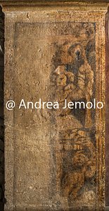 Santa Maria della Pace Sibille e angeli - Decorazione del pilastro sinistro apparsa dopo il restauro | Andrea Jemolo