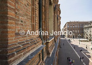 Palazzo Carignano Piazza Carignano dal balcone sulla facciata, da nord | Andrea Jemolo