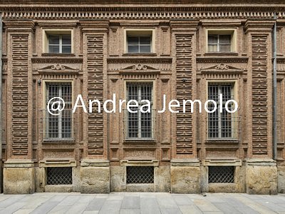 Palazzo Carignano Lower order of the side prospectus on Via Principe Amedeo - part of Guarino Guarini | Andrea Jemolo