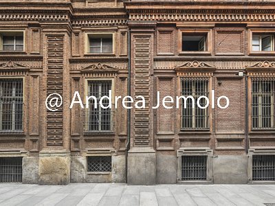 Palazzo Carignano Lower order of the prospect on Via Principe Amedeo - Part 17th century by Guarino Guarini on the left and 19th century part by Domenico Ferri and Giuseppe Bollati on the right | Andrea Jemolo