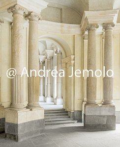 Palazzo Carignano Atrio con colonne ioniche binate | Andrea Jemolo