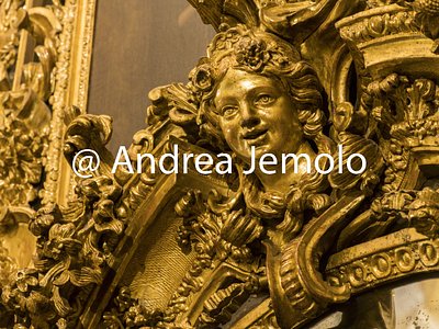 Palazzo Carignano Apartment of the Princes in the wing of the palace called “a Mezzogiorno” - Hall of seasons - Gilded wood decorations | Andrea Jemolo