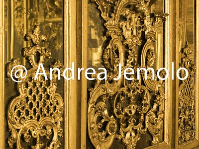 Palazzo Carignano Apartment of the Princes in the wing of the palace called “a Mezzogiorno” - Hall of seasons - Gilded wood decorations | Andrea Jemolo