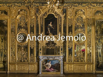 Palazzo Carignano Apartment of the Princes in the wing of the palace called “a Mezzogiorno” - Hall of seasons - above the fireplace, Portrait of Catherine of Este, wife of Prince Emanuele Filiberto | Andrea Jemolo