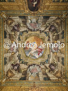 Palazzo Carignano Appartamento dei Principi nell'ala del palazzo detta “a Mezzogiorno” - Sala delle Battaglie - Allegoria di Giunone | Andrea Jemolo